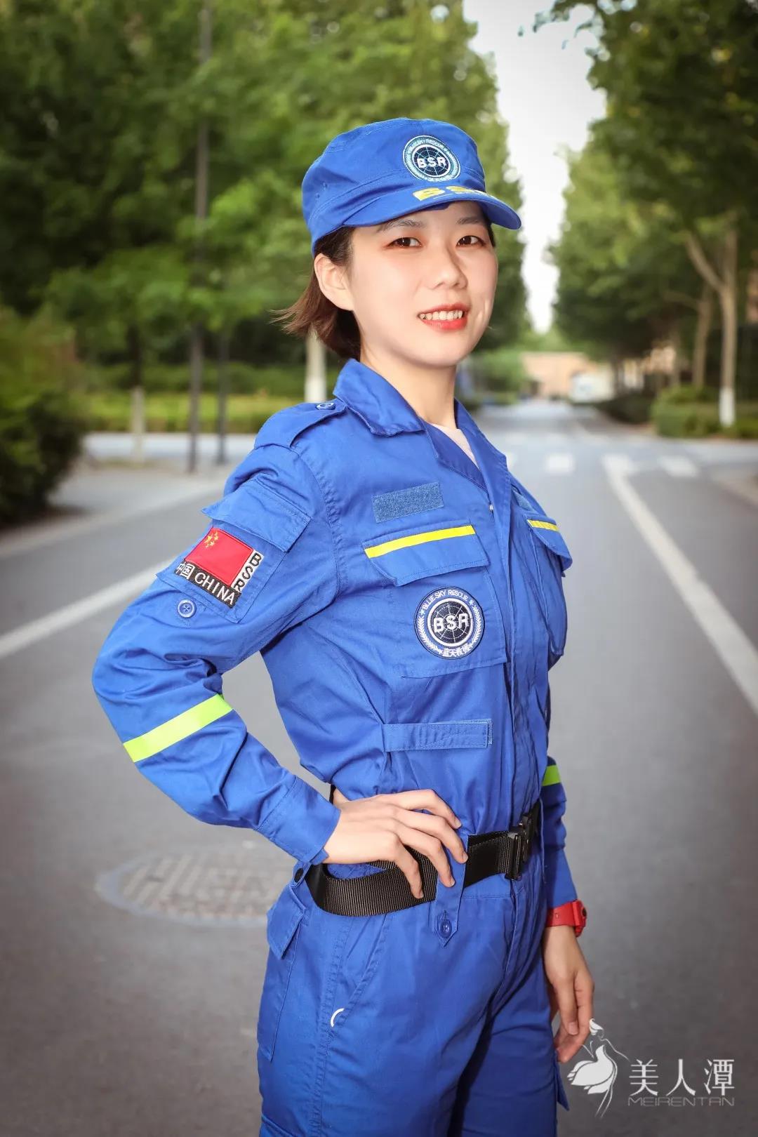 美人潭|職場(chǎng)女神 鄭州紅十字藍(lán)天應(yīng)急救援隊(duì)：巾幗不讓須眉，有需要的地方就有藍(lán)天